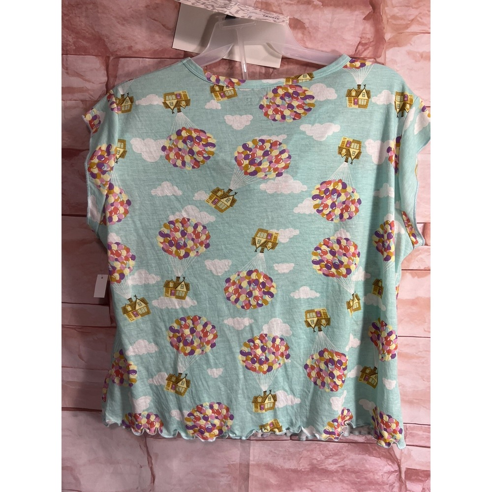 Womens Sz XL 3 Pcs Mint Green Sleep Top Shorts and Socks Set NWT - Picture 4 of 12